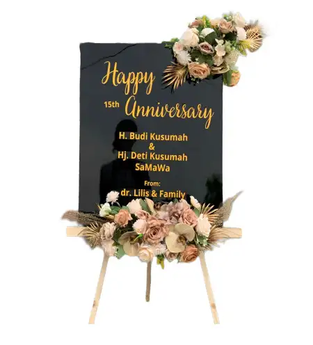 Papan Bunga Akrilik Klewor