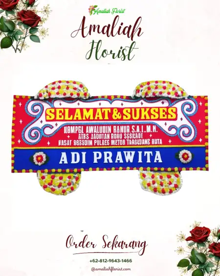 Papan Bunga Ucapan Selamat Klewor